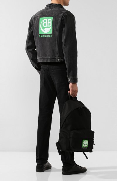 Текстильный рюкзак green logo explorer BALENCIAGA, арт. 503221/9WBB5, фото 2