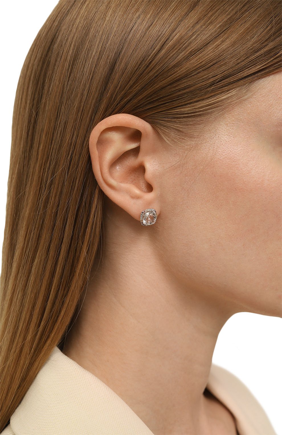 Радужные серьги-пусеты с хрусталем SECRETS JEWELRY, арт. РСПХКС00313, фото 2