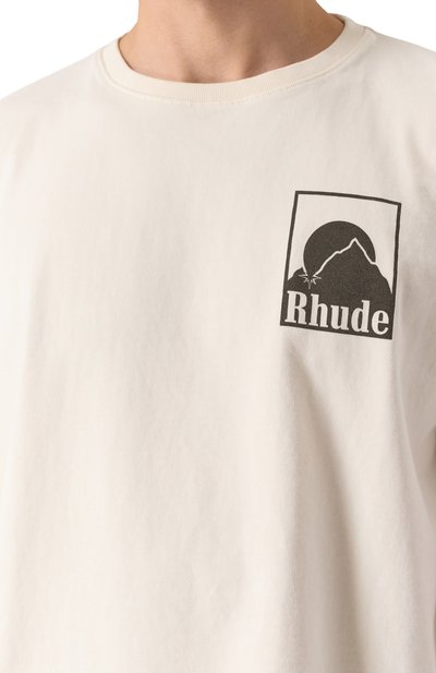 Хлопковая футболка RHUDE, арт. RHPS25TT03012, фото 5