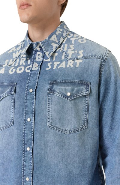 Джинсовая рубашка MM6, арт. SH2DT0018/M30029, фото 5