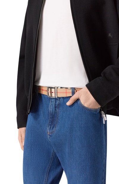 Мужской кожаный ремень BURBERRY, арт. 8119997