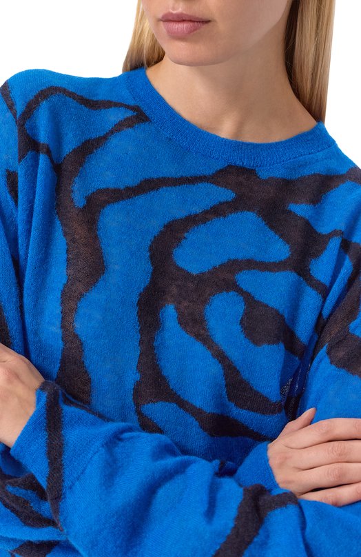 Пуловер Dries Van Noten 131273/3723 Синий  131273/3723 Фото 5