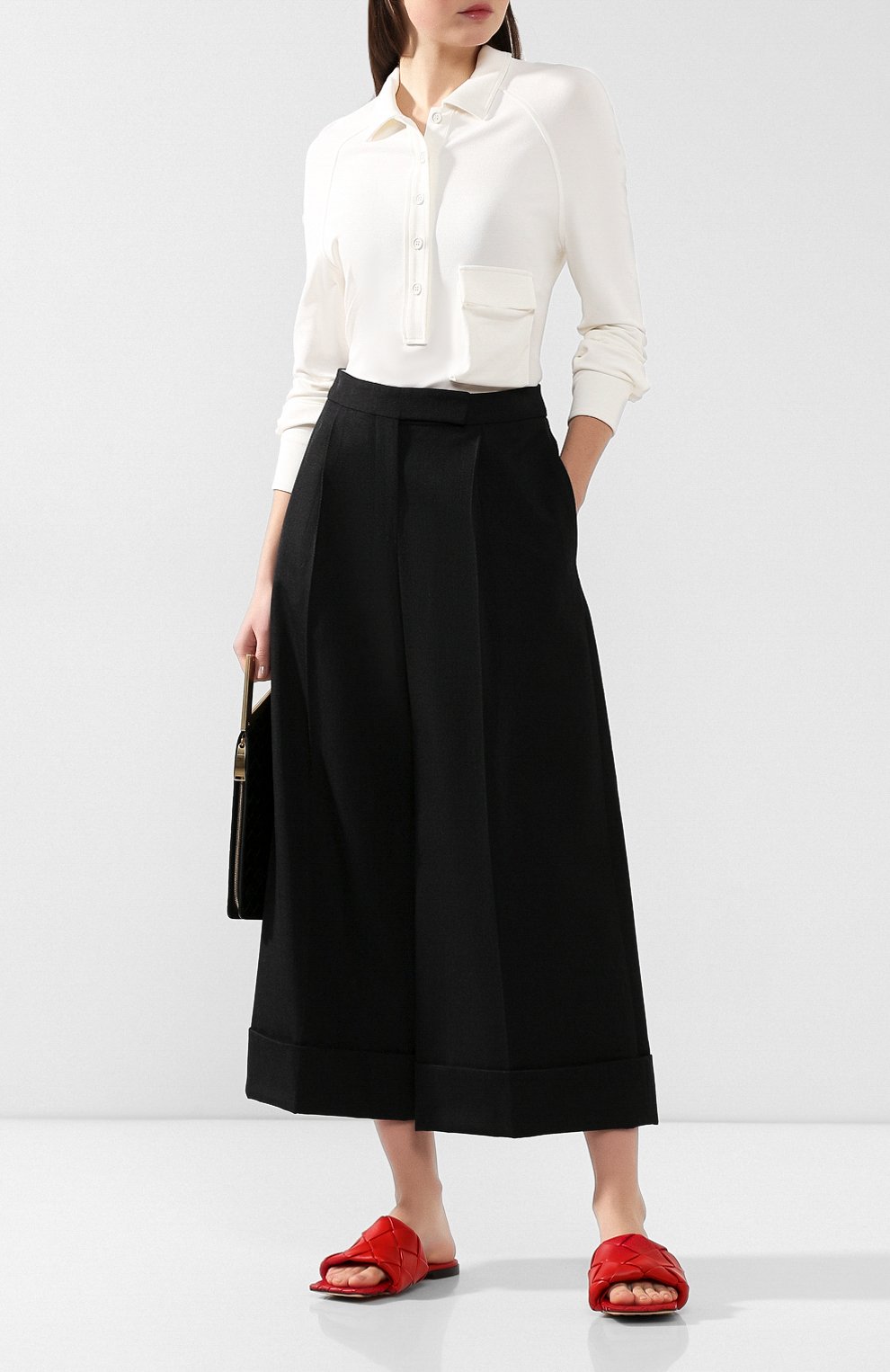 Кожаные шлепанцы BOTTEGA VENETA, арт. 608853/VBSS0, фото 2