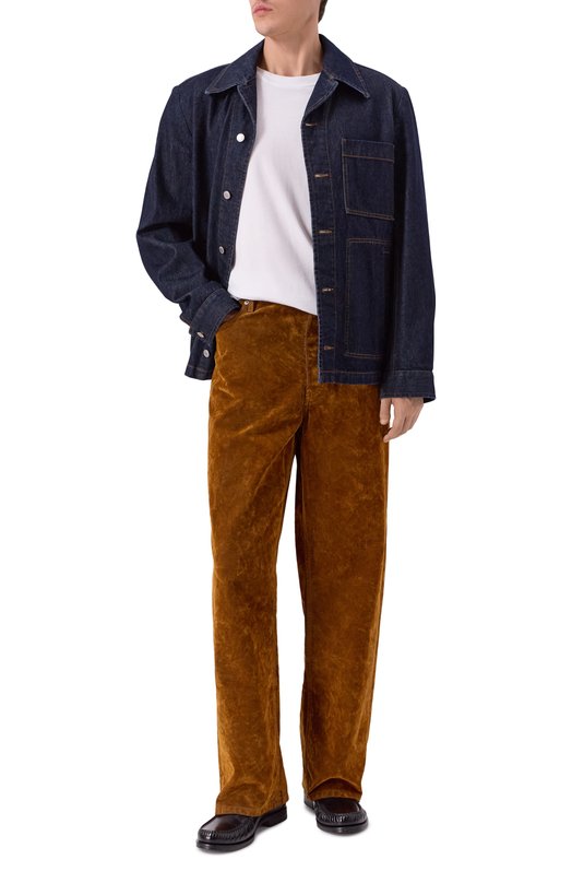 Бархатные брюки Pine Dries Van Noten 020927-2392-105 Коричневый  020927-2392-105 Фото 2