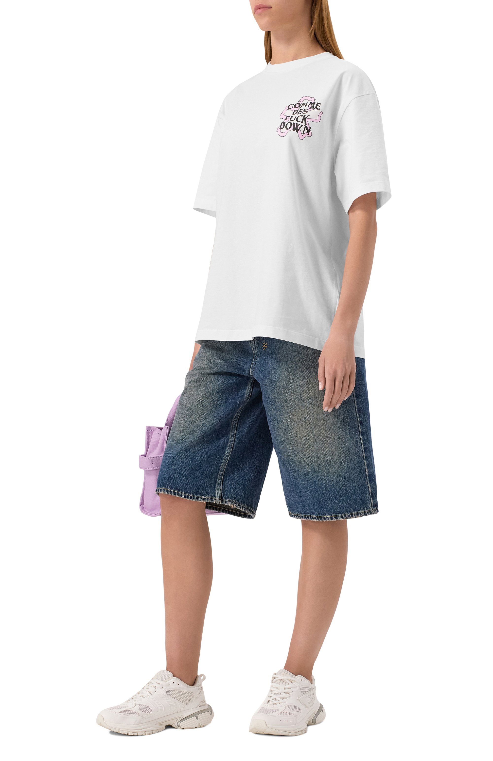Хлопковая футболка COMME DES FUCKDOWN, арт. CFABW01323, фото 2