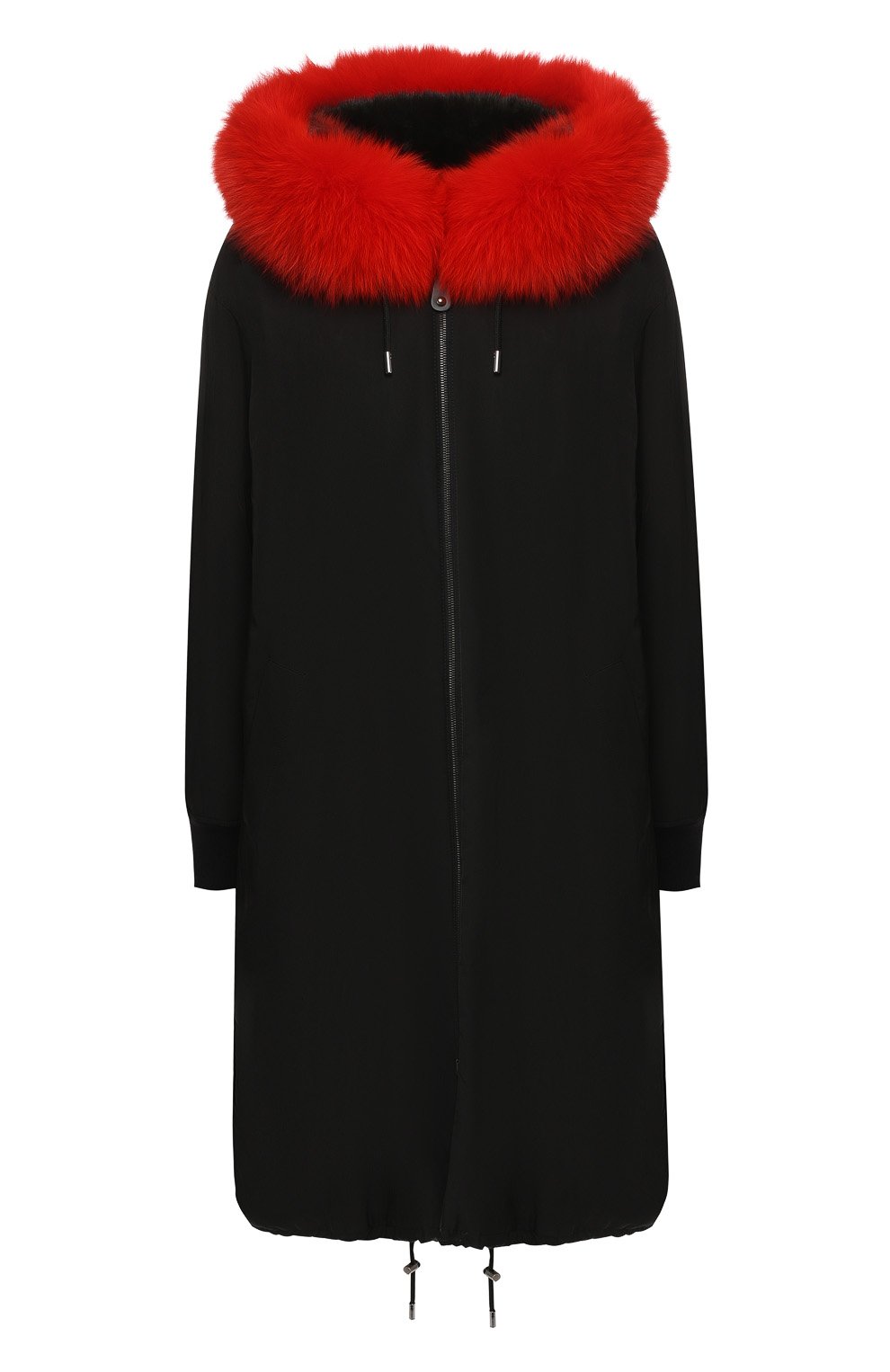 Двусторонняя норковая шуба на молнии с капюшоном YS ARMY PARIS, арт. 8WFM03000N33X, фото 1