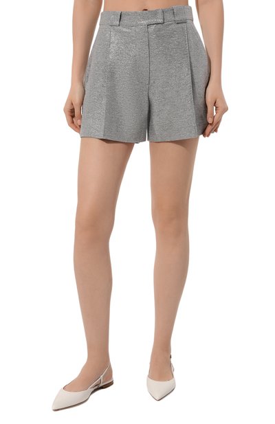 Шорты изо льна и хлопка BRUNELLO CUCINELLI, арт. ML947B1364, фото 3