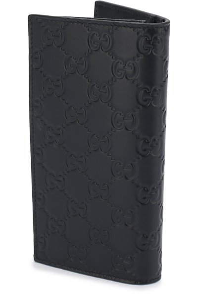 Кожаное портмоне с тиснением signature GUCCI темно-синего цвета по цене 59950 руб., арт. 473920/CWC1N, фото 2 Кожаное портмоне с тиснением signature GUCCI, арт. 473920/CWC1N, фото 2