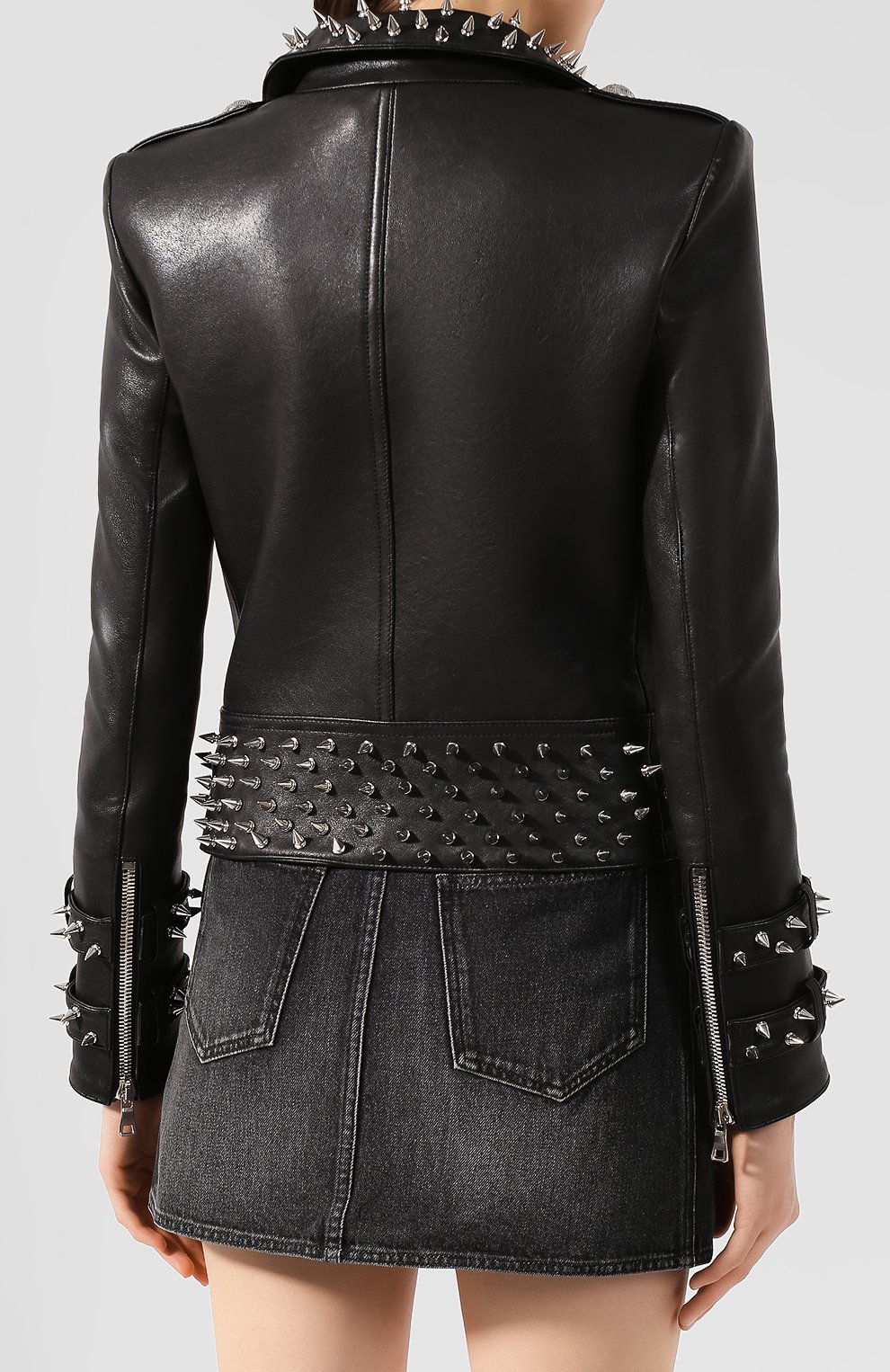Кожаная куртка BALMAIN, арт. SF08360/L069, фото 4