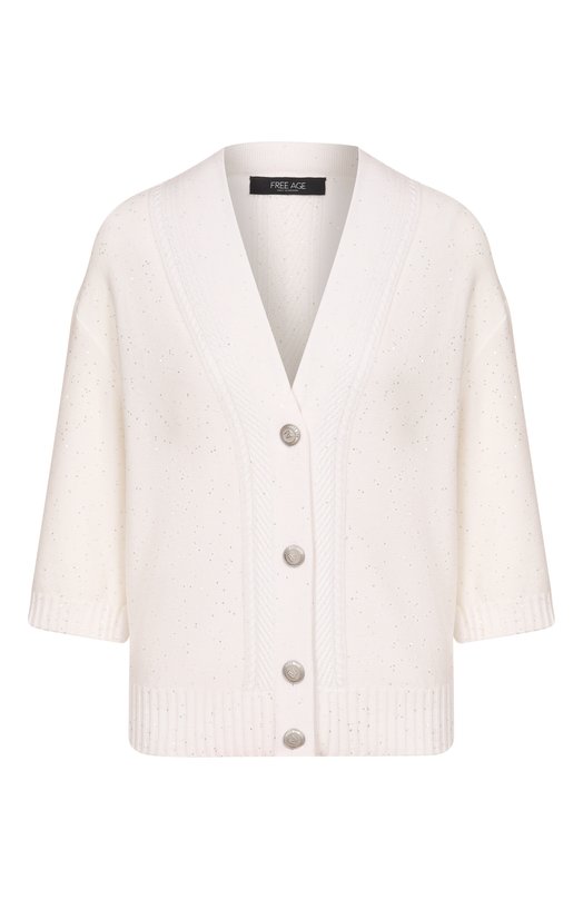 Кардиган Freeage S26.CR108P.1889.100 Белый S26.CR108P.1889.100
