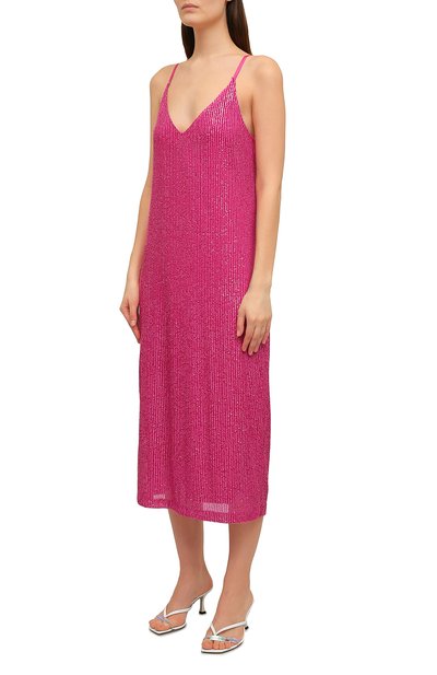 Платье с отделкой пайетками IN THE MOOD FOR LOVE, арт. N0A S0LID DRESS, фото 3