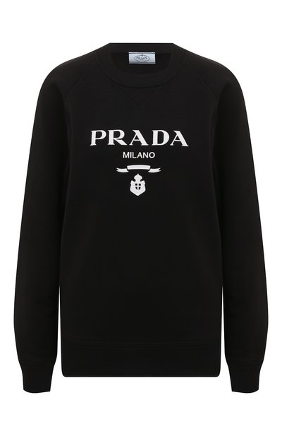 Женский хлопковый свитшот PRADA, арт. 134645-10GW-F0967-221