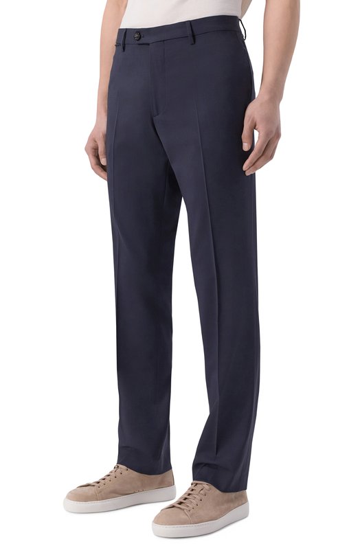 Шерстяные брюки Berwich ZIP/1/ZG1456X Синий  ZIP/1/ZG1456X Фото 3