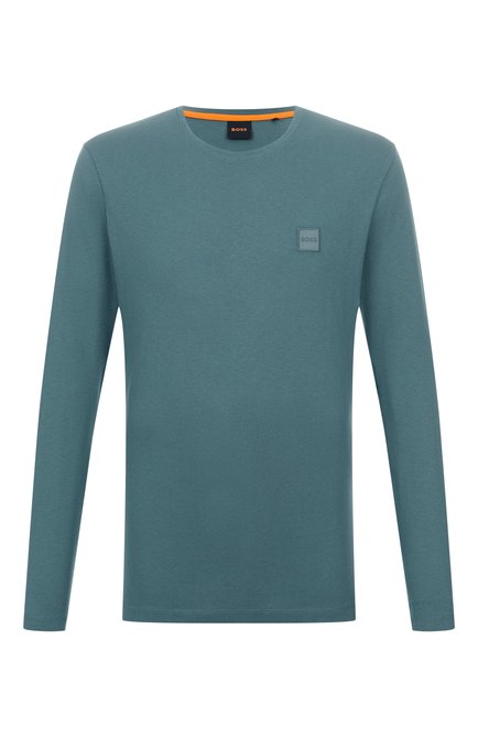 Мужская хлопковый лонгслив BOSS ORANGE, арт. 50512111