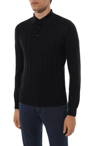 Поло из шерсти и шелка ZILLI, арт. KBP001M0230VCRS00, фото 3