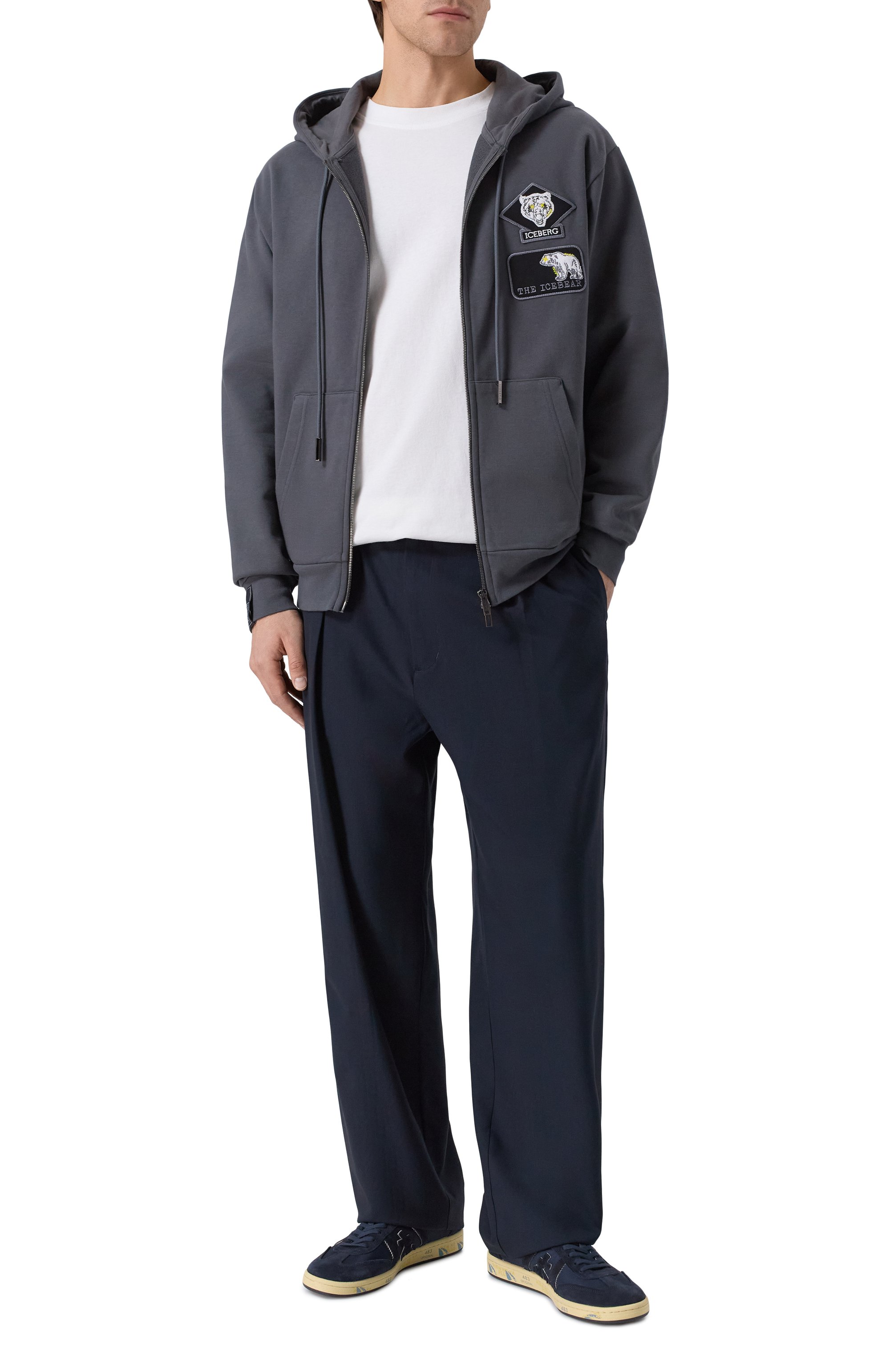 Хлопковая толстовка ICEBERG, арт. E024/6341, фото 2