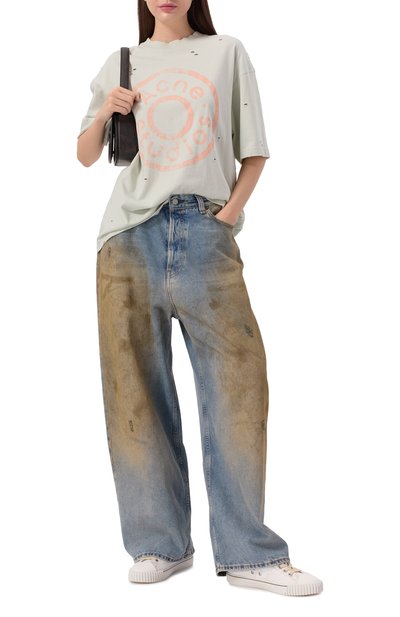 Хлопковая футболка ACNE STUDIOS, арт. FN-UX-TSHI000079/CL0294, фото 2