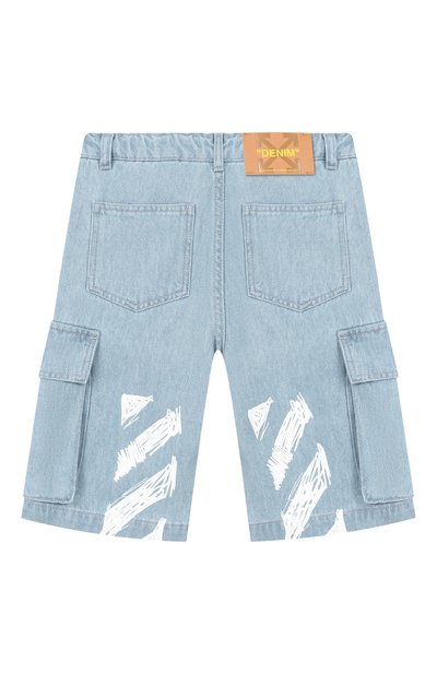 Джинсовые шорты-карго OFF-WHITE, арт. 0BYC002S26DEN001_001, фото 2