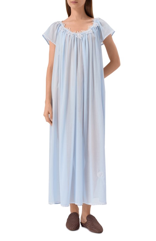 Хлопковая сорочка Eva B.Bitzer 20313272 Голубой  20313272 Фото 2