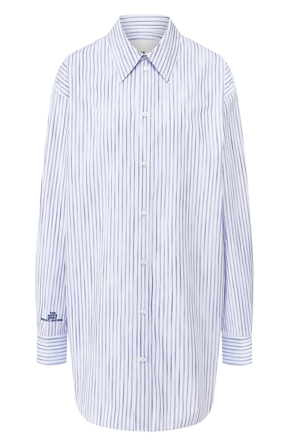 Хлопковая рубашка MARC JACOBS (THE) голубого цвета по цене 39650 руб., арт. M4008112, фото 1 Хлопковая рубашка MARC JACOBS (THE), арт. M4008112, фото 1