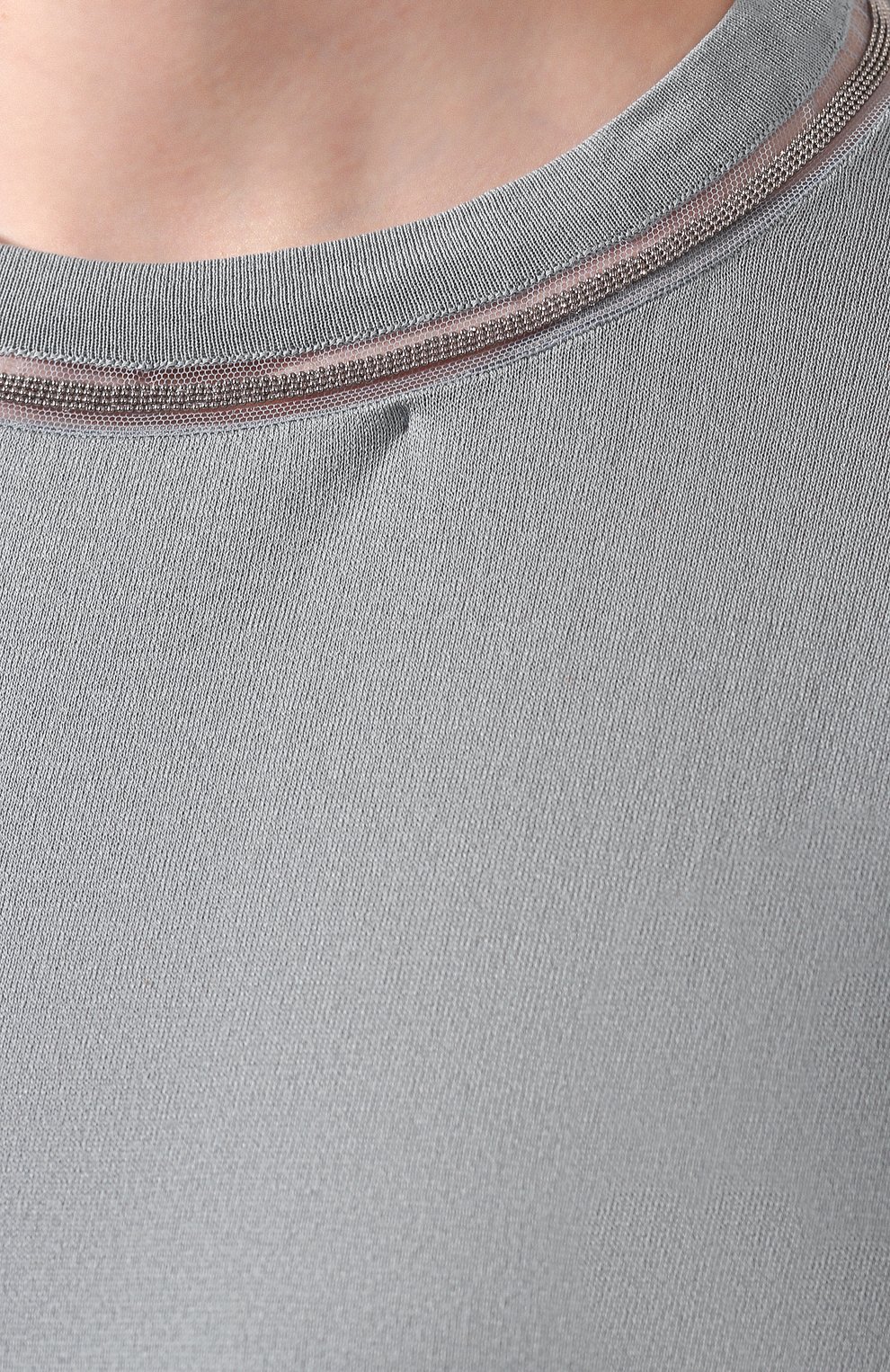 Хлопковая футболка BRUNELLO CUCINELLI, арт. M8I867320, фото 5