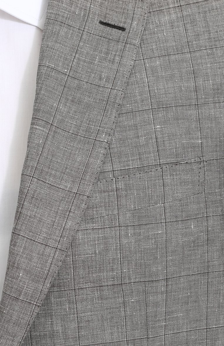 Костюм из смеси шерсти и льна с шелком BRIONI, арт. RA0J0L/P7AN5/BRUNIC0/2, фото 6