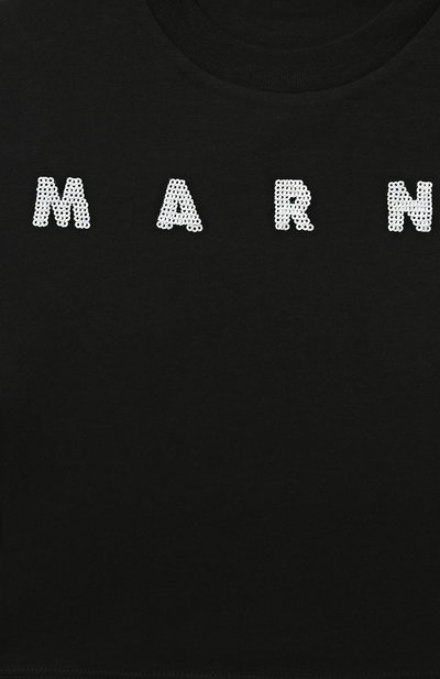 Хлопковая футболка MARNI, арт. M00695/M00NE, фото 3