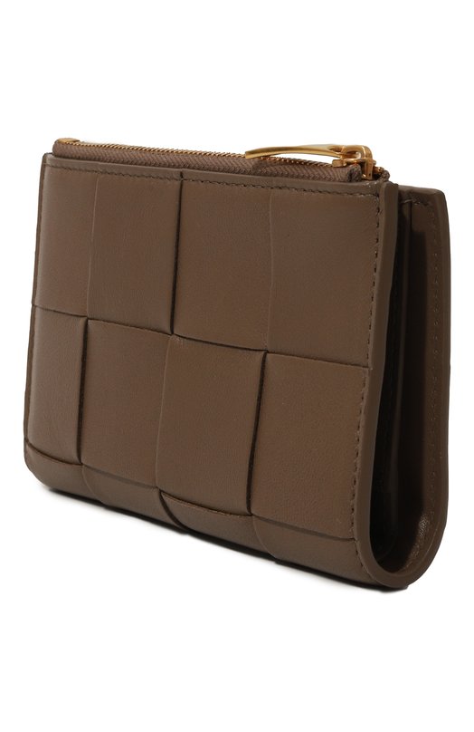 Кожаное портмоне Bottega Veneta 750262/VCQC1 Коричневый  750262/VCQC1 Фото 2