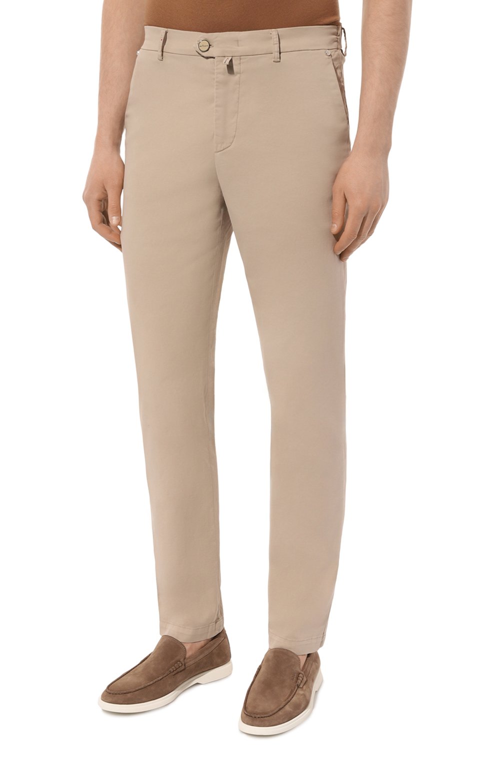 Брюки из хлопка и шелка KITON, арт. UFPPEK0606D, фото 3