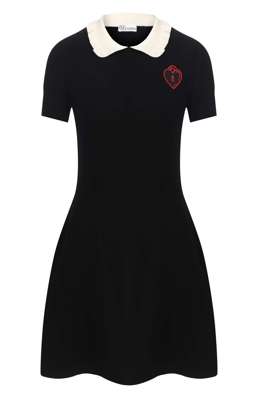 Платье REDVALENTINO черного цвета по цене 45850 руб., арт. UR3KD00T/58N, фото 1 Платье REDVALENTINO, арт. UR3KD00T/58N, фото 1