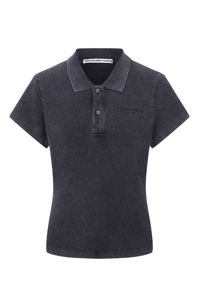 Женское хлопковое поло ALEXANDER WANG, арт. 1CC3261354