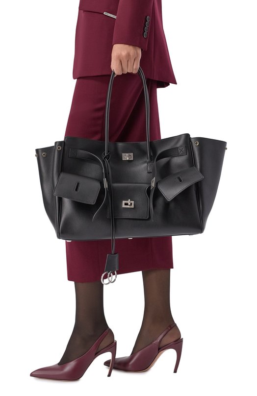 Сумка-тоут Bel Air medium Balenciaga 835670/2ABAW Чёрный  835670/2ABAW Фото 2