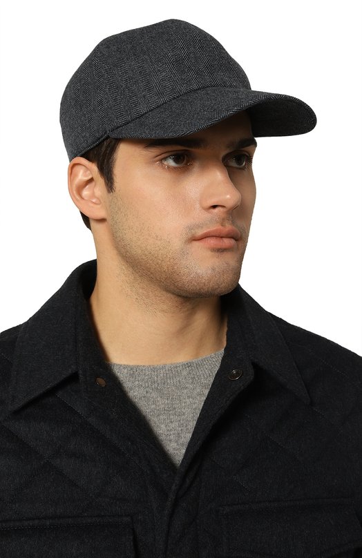 Кашемировая бейсболка FurLand 0228804830103200000 Синий  0228804830103200000 Фото 2