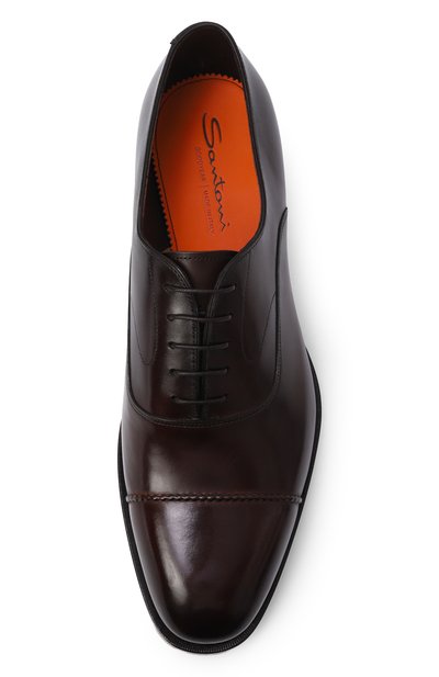 Кожаные оксфорды adrian SANTONI, арт. MCAG19231MC3HVVD, фото 5