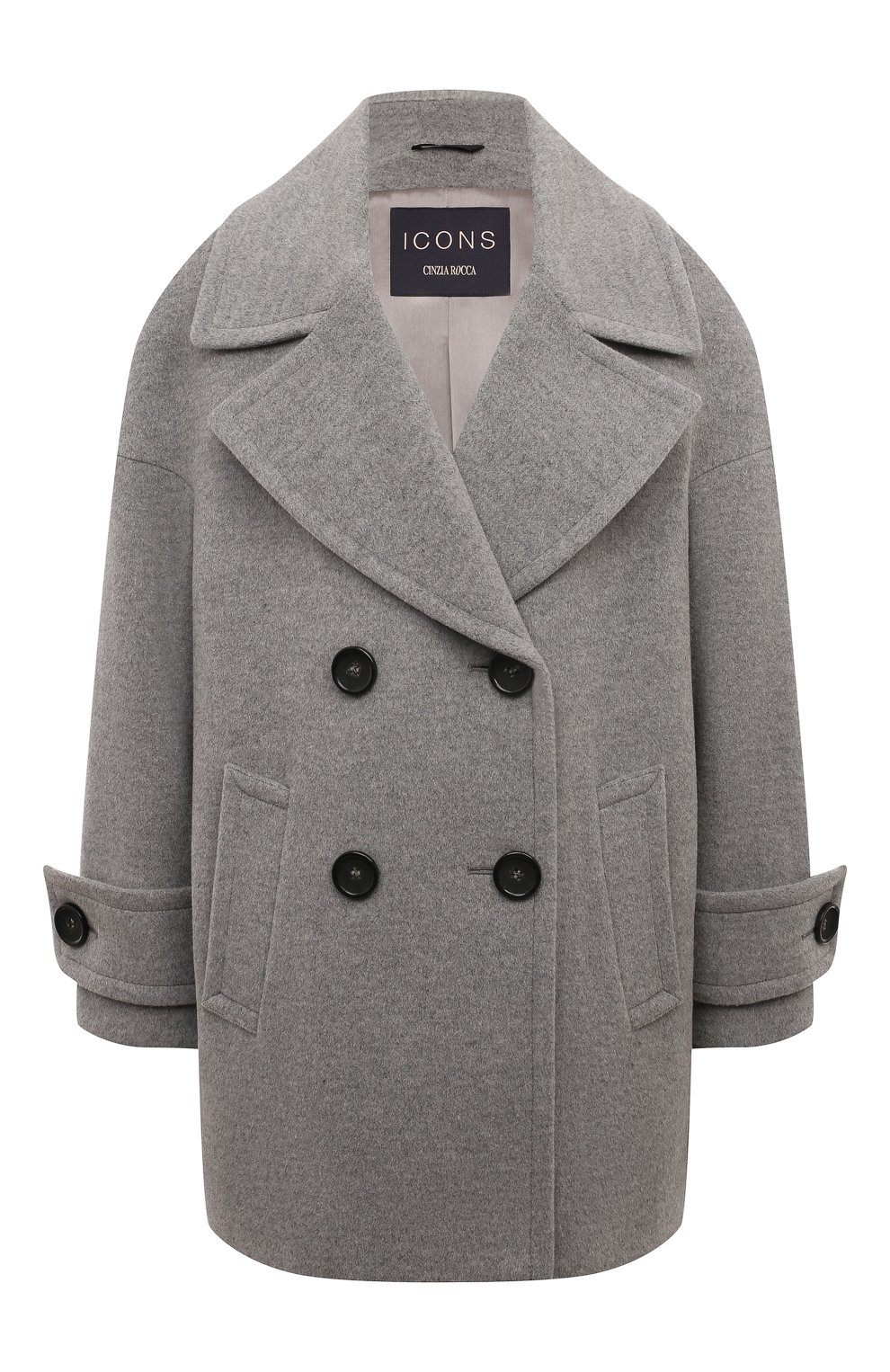 Полупальто из шерсти и кашемира CINZIA ROCCA, арт. UR28001/64D8, фото 1