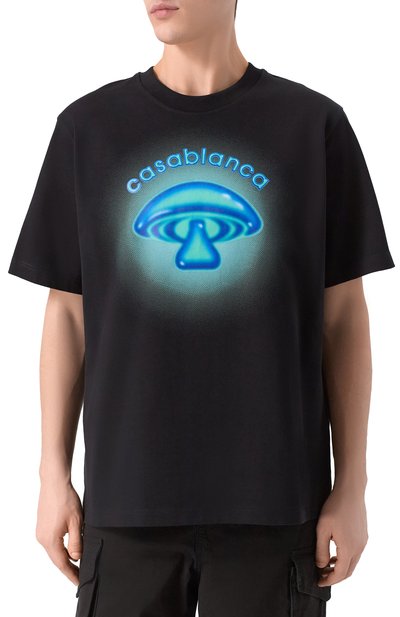 Хлопковая футболка CASABLANCA, арт. M-SP26-JTS-001-12, фото 3