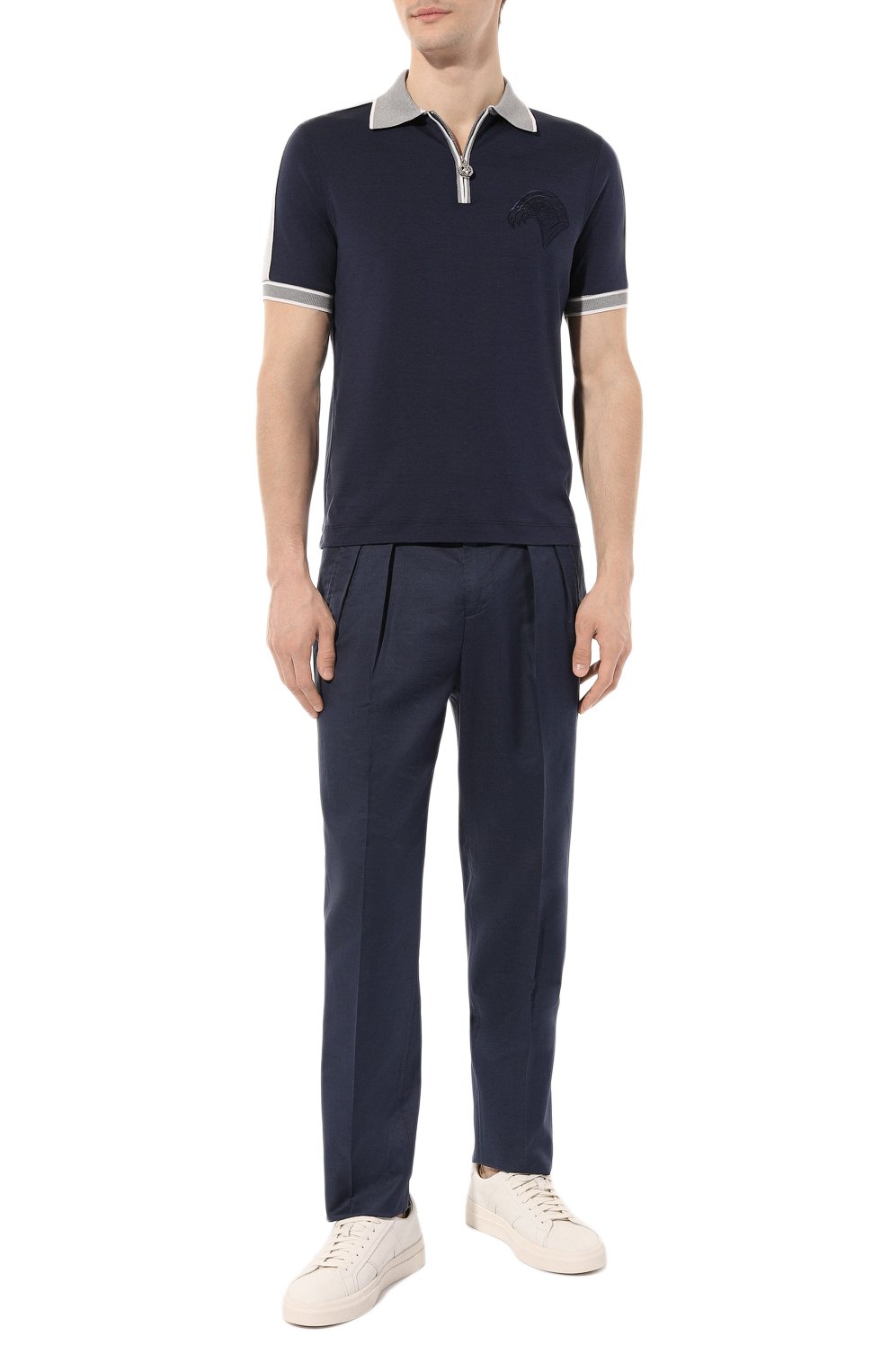 Поло из шелка и хлопка STEFANO RICCI, арт. K818919P31/T23271, фото 2