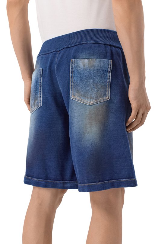 Хлопковые шорты Dsquared2 S74KB1108/D13192 Синий  S74KB1108/D13192 Фото 4