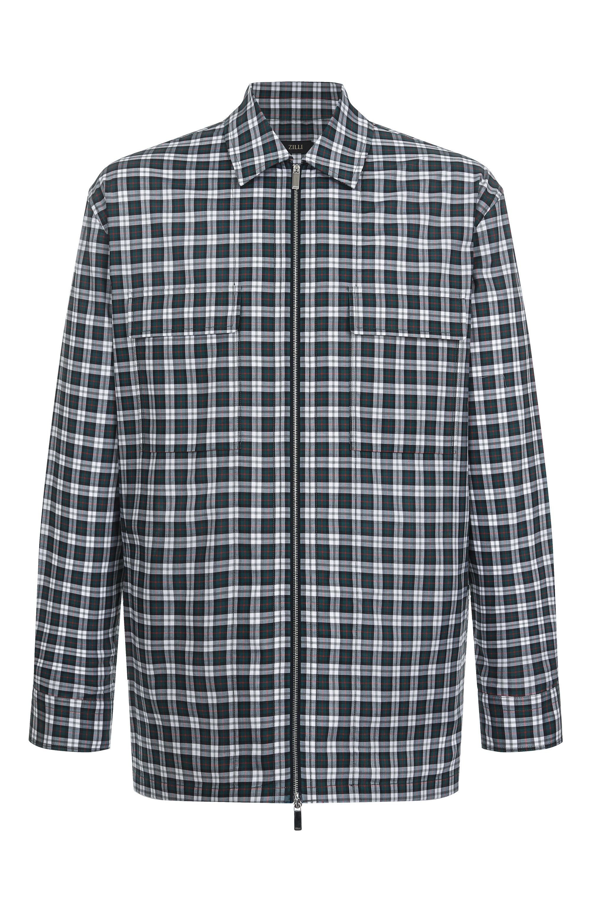 Хлопковая рубашка ZILLI, арт. SP0X01M010012133Q, фото 1