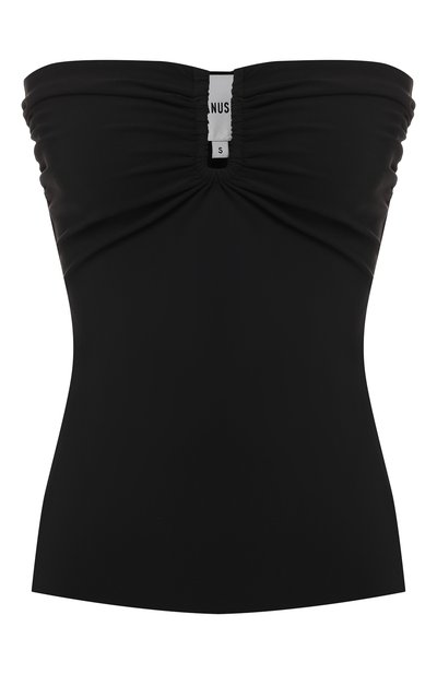 Женский топ NANUSHKA, арт. BIANCA_BLACK_SWIM JERSEY
