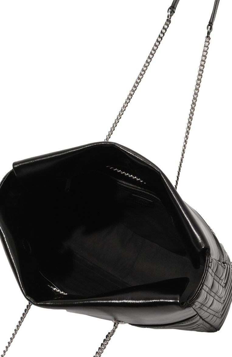 Женская сумка midi-minuit LANCEL черного цвета, арт. A12515 | Фото 5 (Размер: large; Материал: Натуральная кожа; Сумки-технические: Сумки-шопперы, Сумки top-handle)