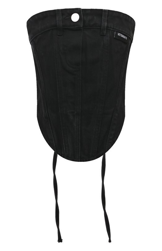 

Джинсовый топ VETEMENTS, Чёрный