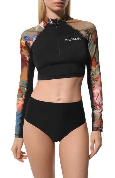 Топ BALMAIN черного цвета по цене 43550 руб., арт. BKMUL1570, фото 2 Топ BALMAIN, арт. BKMUL1570, фото 2