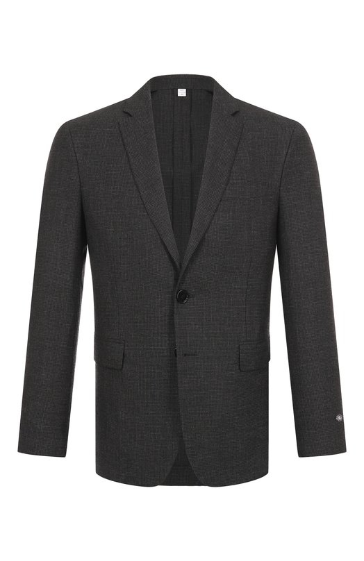 Шерстяной пиджак Burberry 8104945 Серый 8104945