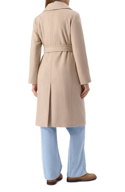 Кашемировое пальто MAX MARA STUDIO, арт. C0LLAGE, фото 4