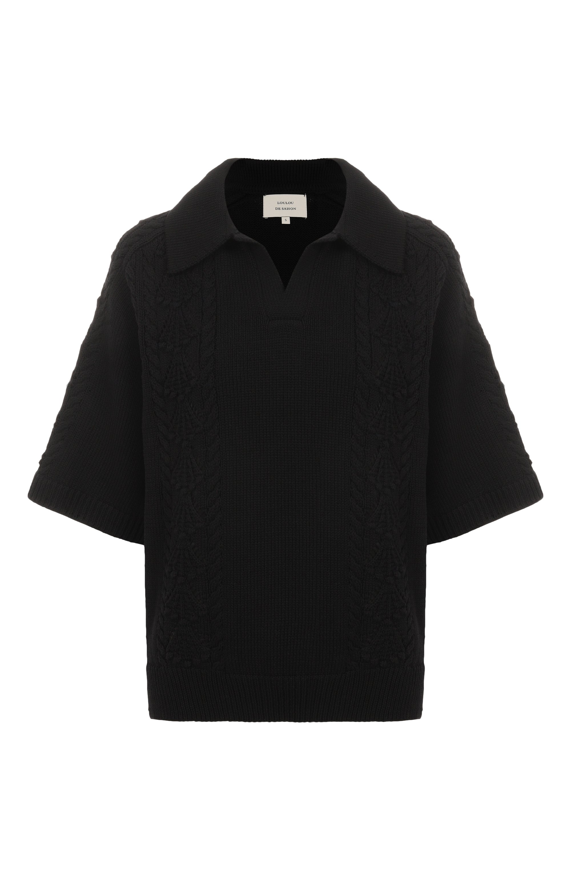 Хлопковое поло LOULOU DE SAISON, арт. KINA, фото 1