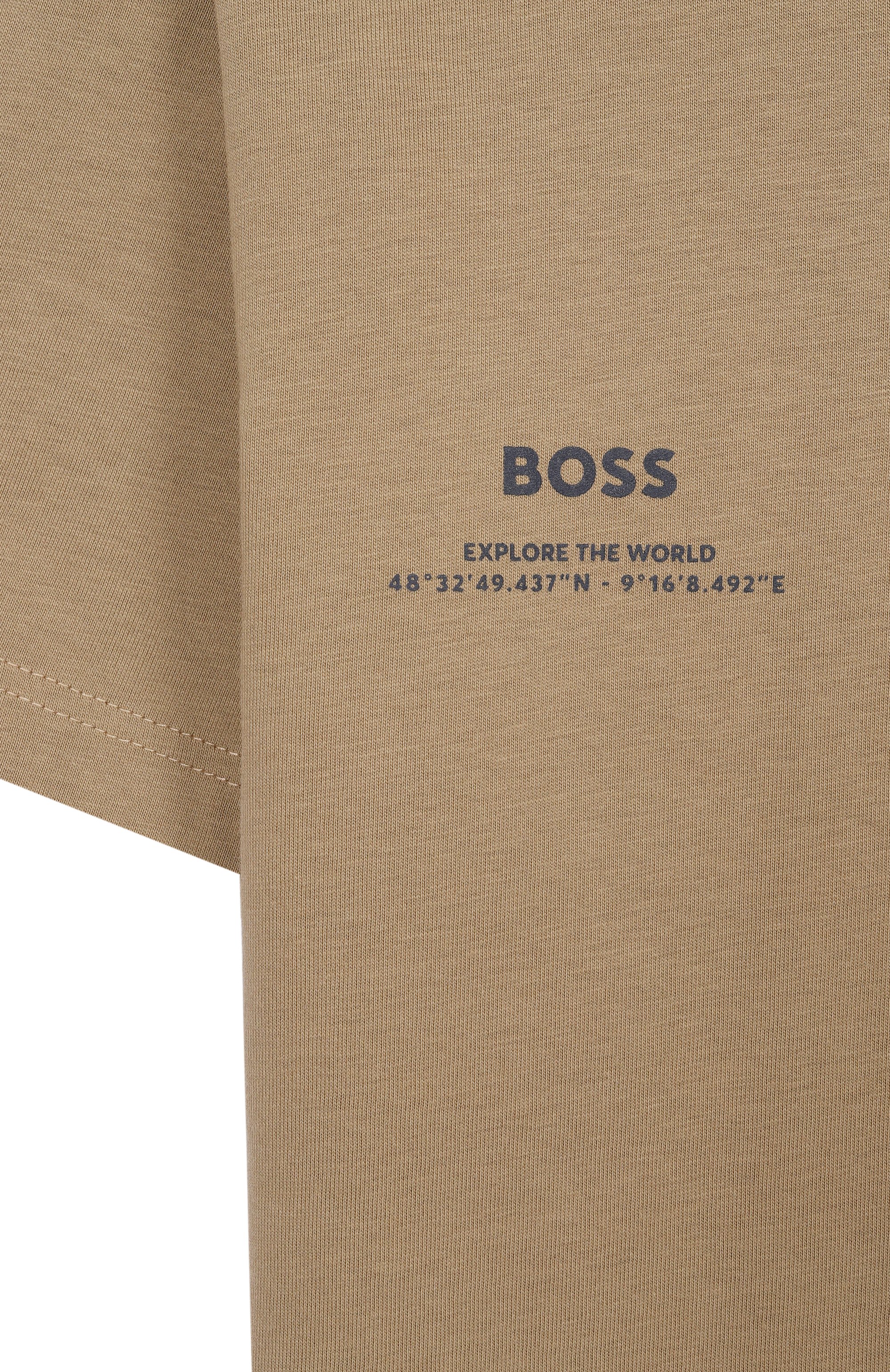 Хлопковая футболка BOSS, арт. J52974, фото 3