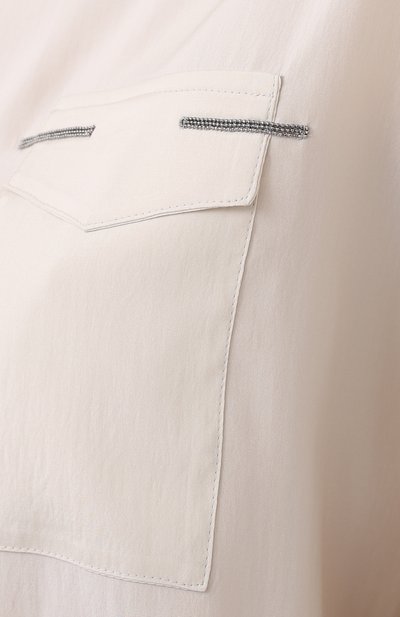 Шелковый топ BRUNELLO CUCINELLI, арт. MP948BR840, фото 5