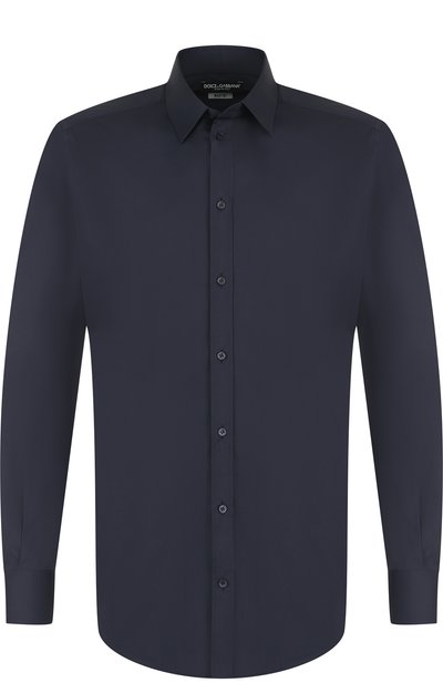 Хлопковая сорочка с воротником кент DOLCE & GABBANA, арт. G5EJ1T/FUMRY, фото 1