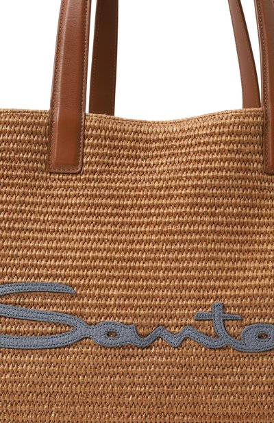 Сумка-тоут SANTONI бежевого цвета по цене 104000 руб., арт. DIBBA2447BA-HTR7Z43, фото 3 Сумка-тоут SANTONI, арт. DIBBA2447BA-HTR7Z43, фото 3